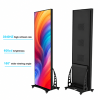 Affichage numérique LED vertical couleur pleine P2.5 intelligent à économie d'énergie pour les applications publicitaires en centres commerciaux et dans le commerce de détail