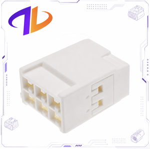 Connecteur de faisceau de câbles automobile 6098-2680 compatible, 6 broches femelles, 2,3 mm, SL 090, contact en cuivre non scellé, boîtier en nylon, 12V 3A - Product Image 3