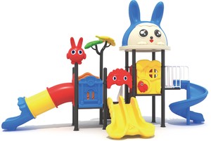 2025 thiết kế mới hiện đại sân chơi ngoài trời thiết lập cho trẻ em mầm non-nhựa trượt & Sân sau thiết bị trò chơi | nhà máy bán hàng trực tiếp - Product Image 4