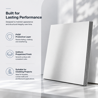 Panneau composite en aluminium à revêtement PE imitation bois pour revêtement mural intérieur et extérieur
