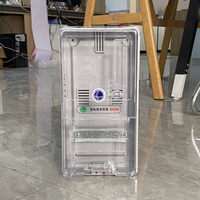 Boîtier transparent en plastique pour compteur d'énergie électrique, niveau de protection IP54, en matériau PC, pour compteurs électriques et boîtier de commande