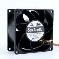 SANYO 9GA0812P1S651 12VDC 0.94A 80*80*38MM 8038 8CM SANYO Kipas Pendingin Aksial Bantalan Bola Asli