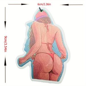 Nuevo diseño personalizado aroma vehículo ambientador papel sexo chica coche ambientador - Product Image 4