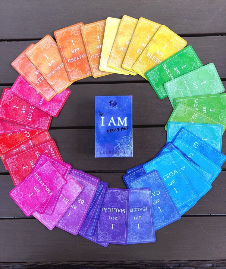 Печать персонализированного положительного ежедневного подтверждения Таро игра внимательность карты упаковка для женщин