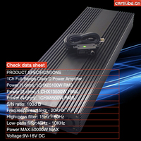 Amplificateur de subwoofer de voiture 25K style brésilien 1 ohm 1 canal 25000W Monobloc Puissance de crête 40000W Gamme complète Basses puissantes Amplificateur de voiture Classe D