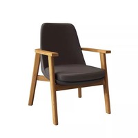 HUALIN Ensemble de table et de chaises de salle à manger en bois massif de style moderne pour restaurant, hôtel, café, canapé, siège de carte
