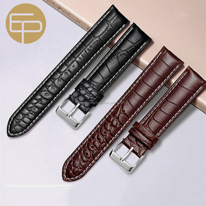 diversi colori del cuoio genuino di vitello cinturini per orologi commercio all'ingrosso di 12 14 16 18 20 22 24mm - Product Image 5