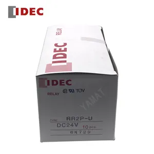 IDECリレーRR2P-UDC24小型パワーリレー構造SPDTおよび4PDT 10A YAMATの高品質電子機器