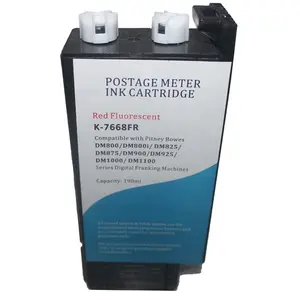 Compatible postage ink cartridge 766-8 for Pitney Bowes DM800 DM800i DM825 DM875 DM900 DM925 DM1000 DM1100 Secap DP800 DP1000
