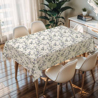 Nappe rectangulaire en PVC texturé RNPT pour cuisine, salle à manger et maison