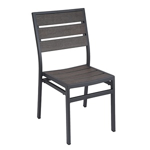 Conjunto de Mesa y Sillas de Comedor de Madera de Teca Apilables Modernas para Exteriores para Restaurantes - Product Image 2
