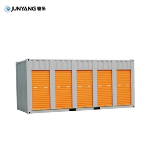 Contenedor de Almacenamiento de Acero Corten 40HC Móvil de Fácil Operación con Puerta Enrollable, Conveniente para Almacenamiento y Transporte - Product Image 4