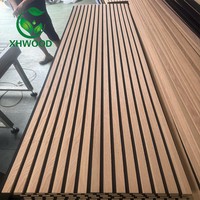 Panneau mural acoustique en bois flexible Akupanel pour la décoration intérieure