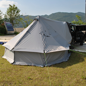 Tenda mongolo posteriore per auto da 8 persone stile <span class=keywords><strong>Tepee</strong></span> per stufa posteriore tenda per auto Yurt - Product Image 3