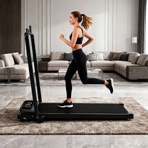 Портативная беговая дорожка <span class=keywords><strong>2</strong></span>-в-1 для дома и офиса, складная электрическая беговая платформа для кардиотренировок под столом - Product Image 1