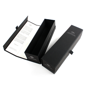 Factory custom printing high quality recycled rectangle black magnetic gift box
