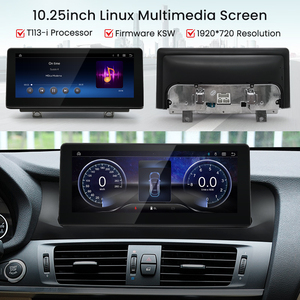 HFmidia 2026 ระบบลินุกซ์ใหม่ 8.8 10.25 12.8 นิ้ว หน้าจอบาง สำหรับ BMW X3 X4 ซีรีส์ F25 F26 เครื่องเล่นวิดีโอในรถยนต์แบบไร้สาย CarPlay - Product Image 5