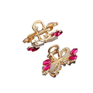 Delicate Crystal <b>Bow</b> Hair <b>Clip</b> 6 Cm Shark <b>Clip</b> For Women Party Hair Accessory - Product Image 5