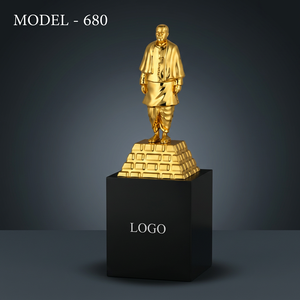 Trofeo de Metal de Lujo Fundido a Presión con Grabado y Diseño Portátil para Eventos de Premiación de Prestigio - Product Image 1