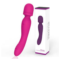 Vibrateur chauffant multifréquence étanche à double moteur 10 vitesses pour femmes – Offre Spéciale Populaire