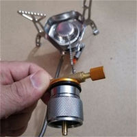 Yuanming YM100044 Outdoor Camping Herd Kopf Adapter Mapp Gastank Wirbel für American Standard 3000psi für Camp Cooking