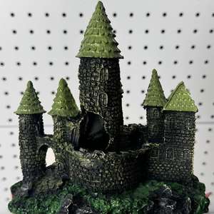 Baboney Petite Pyramide Château en Résine Classique Écologique pour Aquarium, Décoration <span class=keywords><strong>de</strong></span> Paysage et Abri pour Poissons - Product Image 2