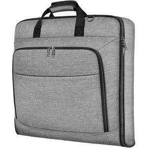 Échantillon gratuit : Sac de voyage pliable pour femme – Sac de transport polyvalent en PU pour vêtements, sac de voyage portable pour costumes - Product Image 1