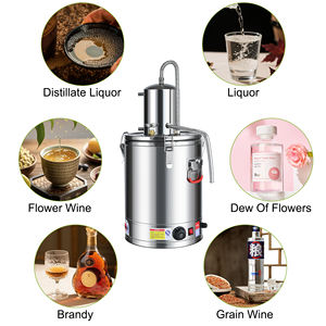 Destilador Eléctrico de Acero Inoxidable 30L/40L, Unidad de Destilación con Control de Temperatura y Serpentín de Condensación - Product Image 6