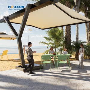 Toldo Retráctil para Exteriores, Motorizado, de Acero al Carbono, Impermeable, para <span class=keywords><strong>Terraza</strong></span> y Piscina - Product Image 1