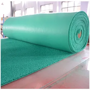 Alfombra antideslizante impermeable de plástico de vinilo, alfombra enrollable de PVC para exteriores