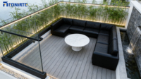 Rampe en aluminium avec verre trempé pour terrasse, fabrication chinoise, vente chaude, canal en U pour villa
