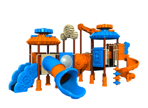 Đồ chơi sân chơi ngoài trời cho trẻ em, thiết bị sân chơi ngoài trời hình khủng long đã qua sử dụng cần bán - Product Image 3