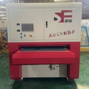 Tự động tấm thép không gỉ cạnh chamfering mài đánh bóng deburring Máy PLC thành phần cốt lõi cho tấm kim loại gờ - Product Image 2