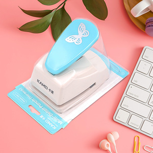 Perforateur de papier artisanal multi-détails KAMEI en forme de cœur de papillon avec métal + ABS, tailles 1,5 po et 2 po pour la décoration de bureau/usine - Product Image 6