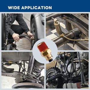 Boeray RP1000 <b>Quick</b> Push Connect Brass Straight Joint DOT Approved Male <b>Connector</b> for Truck Industrial Air Systems 300 PSI - Product Image 5