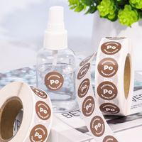 Individueller Etikettendruck Goldfolien-Logo-Aufkleber Parfüm-Aufkleber Kosmetik-Sprühflasche Vinyl-Verpackungsetikett