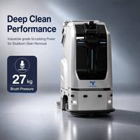 Nettoyeur de sols autonome CleanHorse TN70 à navigation laser SLAM pour la logistique industrielle et les stades