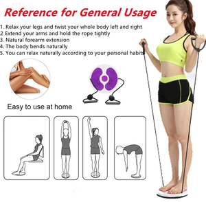 Home Fitness Equipment WT-004 <b>ABS</b> Waist Twisting Disc Dancing Rotating Massage Machine Bodybuilding Fat Burning Shaping - Product Image 5
