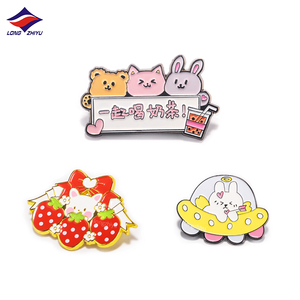 Longzhiyu Dễ Thương <span class=keywords><strong>Corgi</strong></span> Dog Tùy Chỉnh Men Phù Hiệu Pin Khá Động Vật Phim Hoạt Hình Mềm Men Pins Cho Trang Trí - Product Image 3