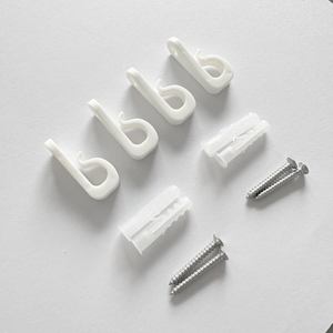 Crochets de <span class=keywords><strong>gouttière</strong></span> en <span class=keywords><strong>plastique</strong></span> en forme de S Clips de lumière de Noël polyvalents à double extrémité durables pour la maison de fête - Product Image 5