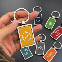 Porte-clés en époxy personnalisé à double face imprimé, vente en gros, souvenir promotionnel, cadeau d'entreprise