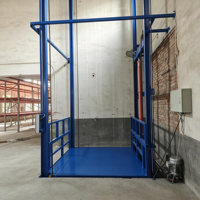 Monte-charge hydraulique compact de 0,5 tonne et 10 m pour petit atelier et mezzanine
