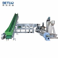 Machine d'extrudeuse à vis simple de type compact, appareil en plastique pour fabrication de granulés, volume ml