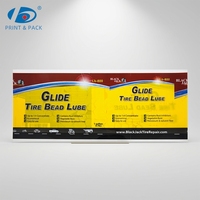 Étiquettes thermorétractables personnalisées pour emballages de lubrifiant de pneus, film thermorétractable imperméable