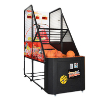 Vente chaude jeux de sports d'intérieur rue basket-ball tir machine de jeu de basket-ball à pièces fabrication de machine de jeu d'arcade