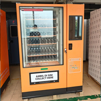 Distributeur automatique de snacks avec fonction SDK, corps métallique, écran tactile, options de paiement multiples pour utilisation en centre commercial