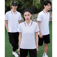 Kaos Polo Berkualitas Tinggi, Dapat Disesuaikan, Nyaman, Bernapas, Ringan, Cepat Kering, Cocok untuk Logo Kustom Pria