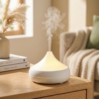Diffuseur d'huiles essentielles Mist Mini avec lumière LED, aromathérapie, humidificateur ultrasonique avec humidistat, portable