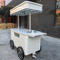 Chariot de vente de crème glacée, chariot mobile de crème glacée, chariot de crème glacée à vélo