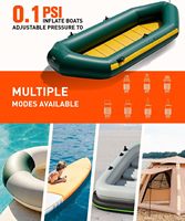Planche à pagaie gonflable électrique rechargeable 22 PSI, débit d'air 320 L/min, matériau PVC, surf SUP portable, certifiée CE pour SUP et kayak